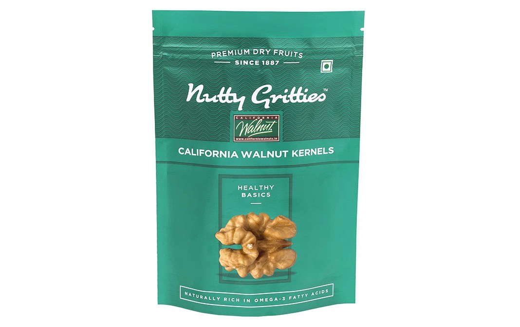 Nutty Gritties California Walnut Kernels    Pack  223 grams